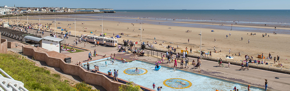 south prom and beach bridlington